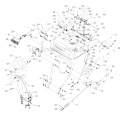 Part Location Diagram of 731-1341A MTD Plastic Handle Panel (Red)